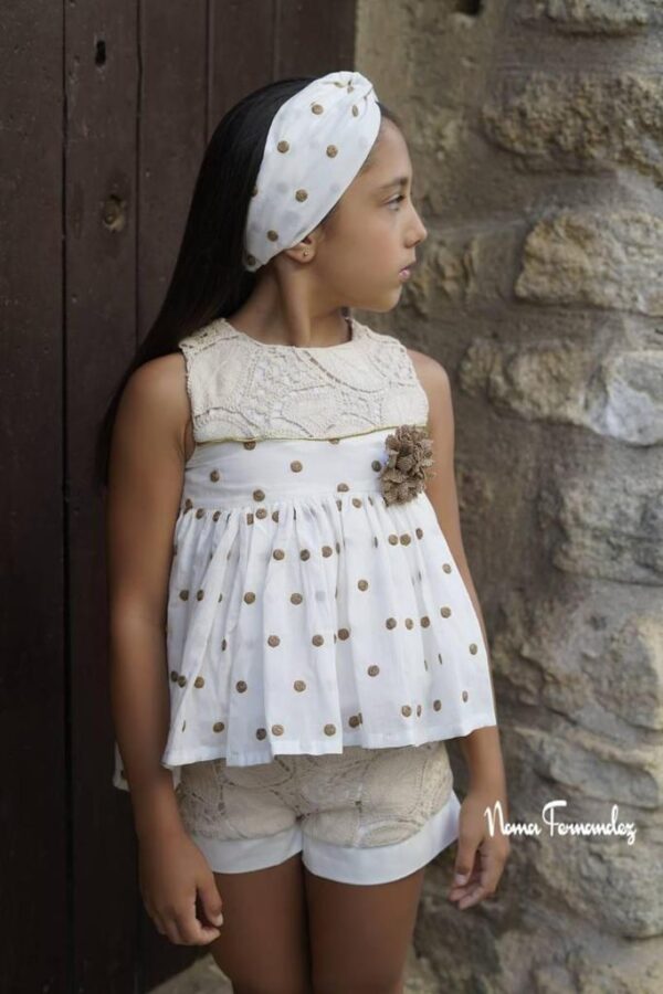 Conjunto Short y blusón Marsella Noma Fernández - Imagen 3
